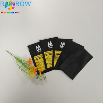 کم رنگ سیاه و سفید بالا بردن زیپ زیپ سه طرف مهر و موم آلومینیوم فویل ملار