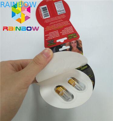 بسته بندی بلیستر براق بسته بندی سفارشی جنسیت قرص Burro2 60000 کارت کاغذ