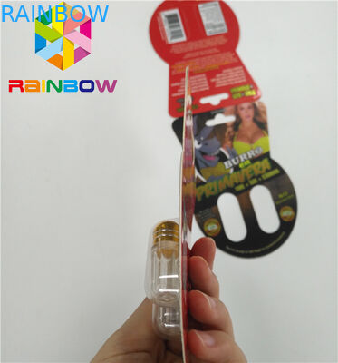 بسته بندی بلیستر براق بسته بندی سفارشی جنسیت قرص Burro2 60000 کارت کاغذ