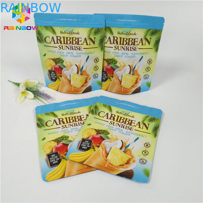 کیسه پودر چای / قهوه بسته بندی کیسه زیپ زیپ قفل شده کیسه های دوپاک مات