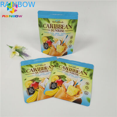 کیسه پودر چای / قهوه بسته بندی کیسه زیپ زیپ قفل شده کیسه های دوپاک مات