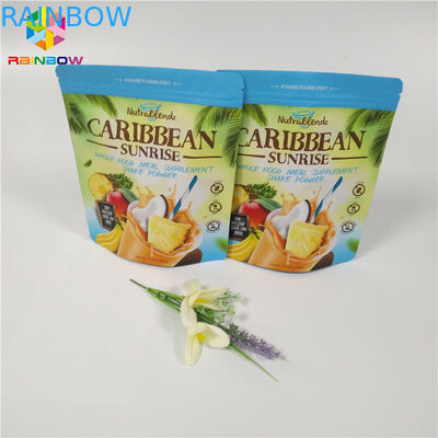 کیسه پودر چای / قهوه بسته بندی کیسه زیپ زیپ قفل شده کیسه های دوپاک مات