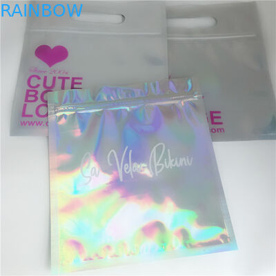 Ziplock لوازم آرایشی و بهداشتی بسته بندی کیسه های براق 3 جانبی مهر و موم شده برای چسب گسترش مژه