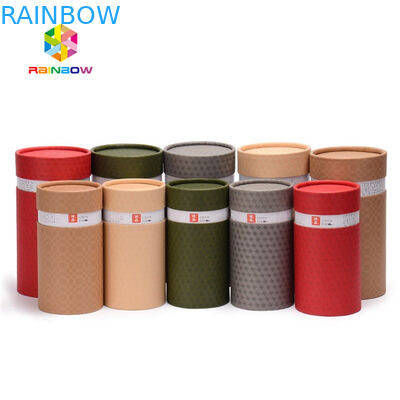 کاغذ بازیافت CBD چاپ شده بطری جعبه کاغذ بسته بندی مقوا لوله کاغذ روکش مواد