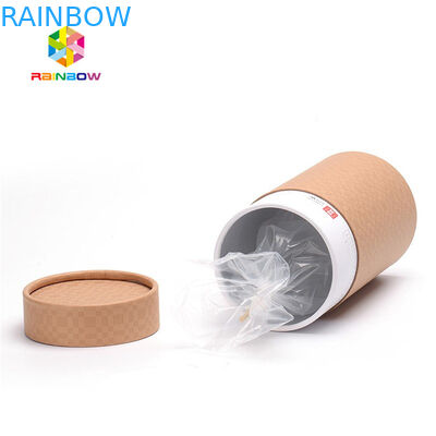 کاغذ بازیافت CBD چاپ شده بطری جعبه کاغذ بسته بندی مقوا لوله کاغذ روکش مواد