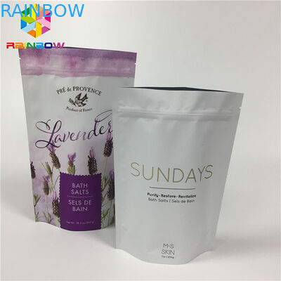 فویل آلومینیوم مات روکش روکش کیسه های زیپ زیپ برای بسته بندی مواد غذایی خشک