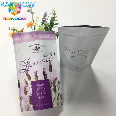 فویل آلومینیوم مات روکش روکش کیسه های زیپ زیپ برای بسته بندی مواد غذایی خشک