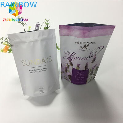 فویل آلومینیوم مات روکش روکش کیسه های زیپ زیپ برای بسته بندی مواد غذایی خشک