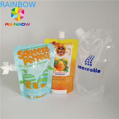 کیسه های مخزن آب آشامیدنی پلاستیکی، آب نوشیدنی میوه آب نوشیدنی با کیسه های آماده