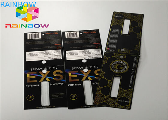 بسته بندی بطری های پلاستیکی کارت های تزریق مردانه قرص های سه بعدی بسته بندی از کارت ها / جعبه نمایش