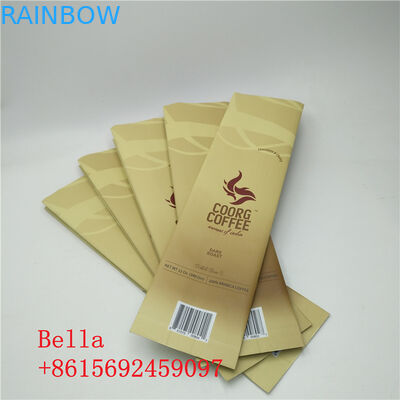 مات سطوح پایه زیپ کیسه جانبی کیسه Gusset کیسه دانه های قهوه بسته بندی با شیر