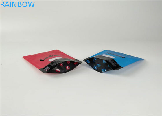 آلومینیوم کیسه های فویل کیسه های پلاستیکی بسته بندی 1LB کوکی ها CBD بسته بندی دود