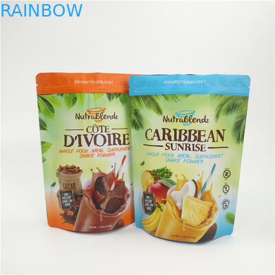 فویل آلومینیوم Ziplock Stand up Gravure Printing Bag برای بسته بندی میوه های خشک شده