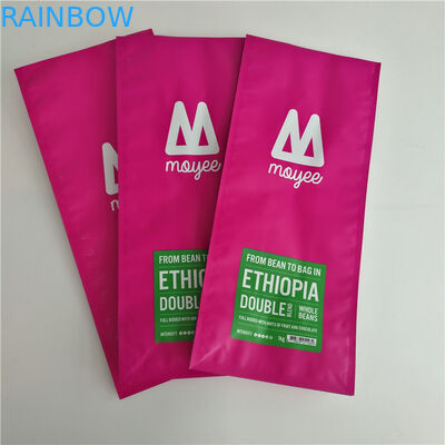 مات تخت پایین سفارشی چاپ پایه تا کیسه های Gusset آلومینیوم روکش M کیسه های قهوه