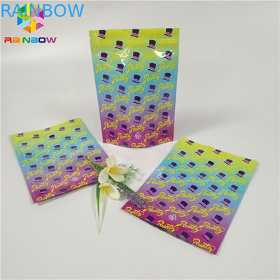 کوکی ها بوی پروتئین روتن کیسه Ziplock ایستاده کیسه های چاپ رنگ مقاوم در برابر قلب کودک