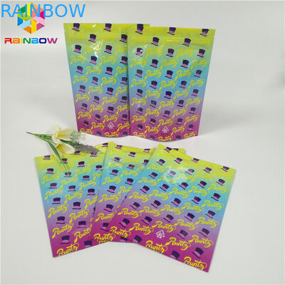 کوکی ها بوی پروتئین روتن کیسه Ziplock ایستاده کیسه های چاپ رنگ مقاوم در برابر قلب کودک