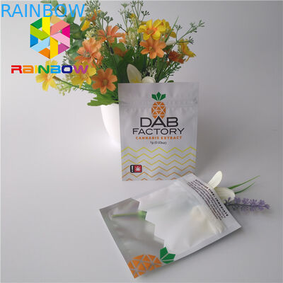 آلومینیوم فویل کیسه های پلاستیکی بسته بندی رطوبت اثبات برای CBD نفت Gummies علف های هرز