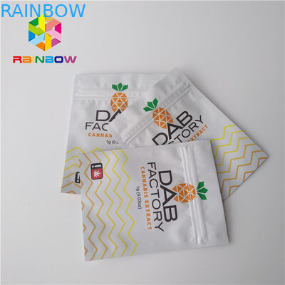 آلومینیوم فویل کیسه های پلاستیکی بسته بندی رطوبت اثبات برای CBD نفت Gummies علف های هرز