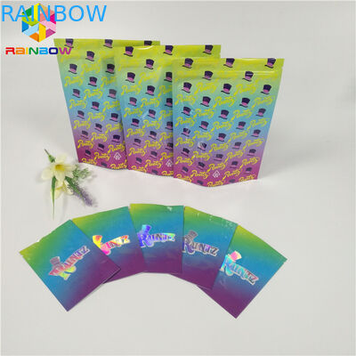 بسته بندی کیسه های بسته بندی فویل بویایی Runnz Bags Cookies / Pill / Application Gummy Bears