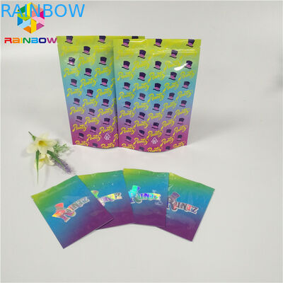 بسته بندی کیسه های بسته بندی فویل بویایی Runnz Bags Cookies / Pill / Application Gummy Bears