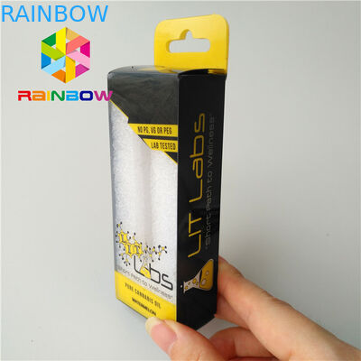 کاغذ بسته بندی عطر و طعم دار 510 سرامیک Vape تانک Cbd جعبه بسته بندی کارتریج