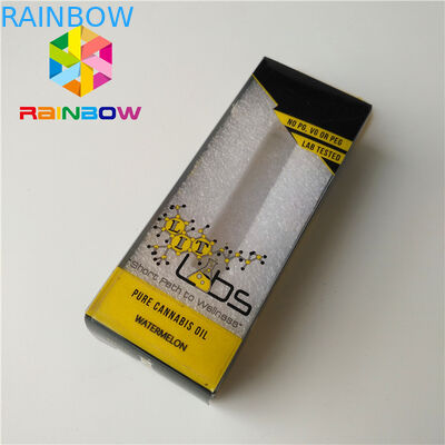 بسته بندی جعبه بسته بندی روغن بطری CBD کمپرسور سفارشی چاپ 1oz 2 کارت کاغذ بازیافت شده Oz