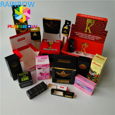 بسته بندی جعبه بسته بندی روغن بطری CBD کمپرسور سفارشی چاپ 1oz 2 کارت کاغذ بازیافت شده Oz