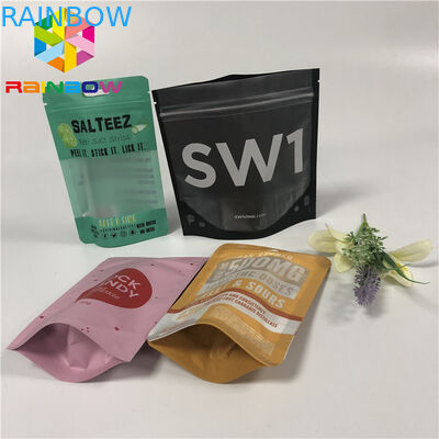 صندوق پستی FDA Mylar، Ziplock کیسه های پلی اتیلن مهر و موم شده با سوراخ سوراخ