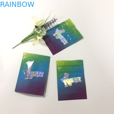 کیسه های فویل آلومینیومی فست فود لوازم آرایشی Runtz Plastic Gravnre Printing with Window