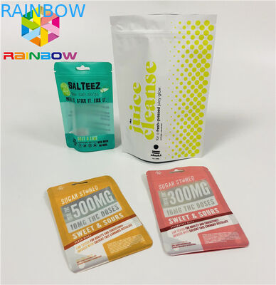 مخلوط رطوبت آلومینیوم فویل بسته کیسه های کیسه ای دانه های قهوه Ziplock Plastic