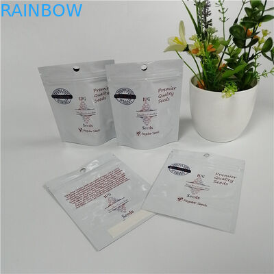 کیسه های پلی اتیلن پلاستیکی کیسه های کیسه ای Ziplock سفارشی جعبه فویل Matt Black