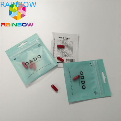 3 Seal Seal جعبه بسته بندی فویل بسته بندی فویل آلومینیوم Ziplock چاپ سفارشی