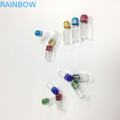 مکمل کپسول پلاستیکی قرص بطری مواد PP کانتینر با کلاه فلز