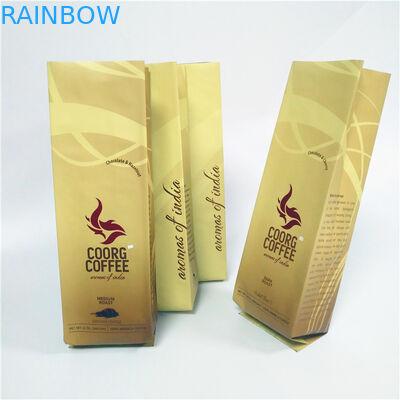 سفارشی چاپ شده پایه زیپ کیسه های کیسه رطوبت جانبی جانبی Gusset تخت پایین