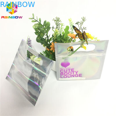 بسته بندی کیسه های فویل دیجیتال بسته کردن جعبه قفل هولوگرام فلیپ فلاپ برای نمونه های آرایشی