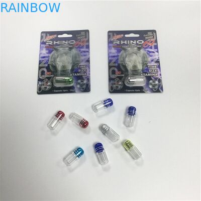 مینی پلاستیکی PS بطری بسته بندی بلیستر بسته بندی Rhino 69 قرص قالب کپسول گلوله شکل