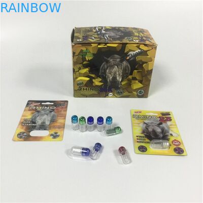 مینی پلاستیکی PS بطری بسته بندی بلیستر بسته بندی Rhino 69 قرص قالب کپسول گلوله شکل