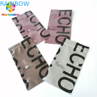 فویل آلومینیوم Ziplock کیسه های بسته بندی سه طرفه بسته بندی پلاستیکی خالی چای کیسه ای