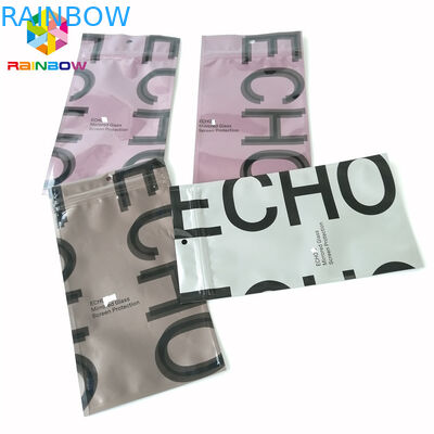 فویل آلومینیوم Ziplock کیسه های بسته بندی سه طرفه بسته بندی پلاستیکی خالی چای کیسه ای