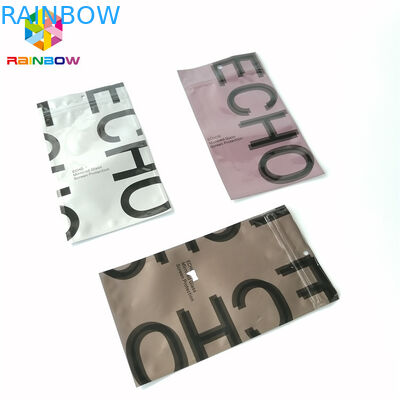 فویل آلومینیوم Ziplock کیسه های بسته بندی سه طرفه بسته بندی پلاستیکی خالی چای کیسه ای