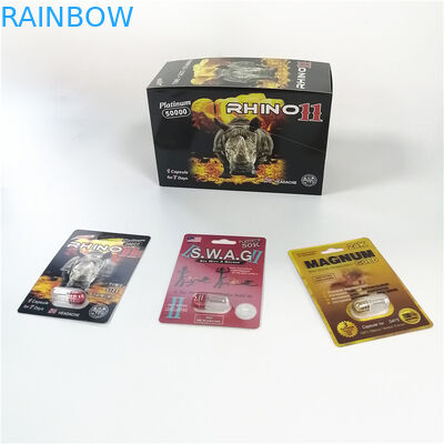 قرص های تقویت کننده عملکرد جنسی مردانه Rhino 69 Slide 3D Effect Blister Card