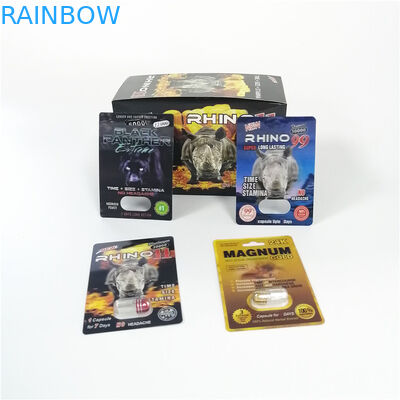 جعبه تقویت کننده مردانه بسته بندی بلیستر بسته بندی Black Mama Premier Zen Paper Display Card