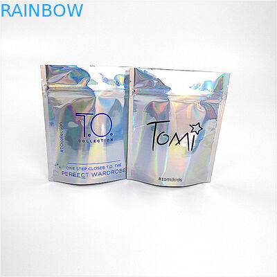 کیسه های زیست محیطی قابل تعویض کیسه سفارشی چاپ لیزری 100٪ هولوگرافی