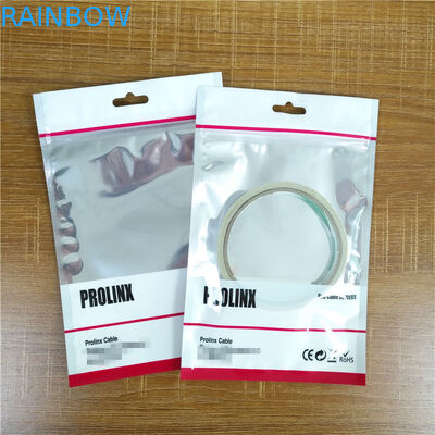 کیسه های USB Ziplock کیسه های پلاستیکی بسته بندی کیسه های مورد استفاده تلفن همراه همراه با دستگیره