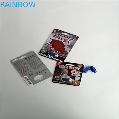 قرص های تقویت کننده مرد قرص بسته بندی تاول های سفارشی بسته بندی سفارشی Rhino 69 قرص های جنسی قرص 3D