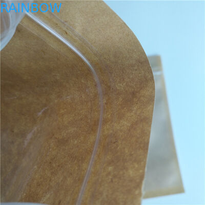 کیسه های گیلاس دانه های قهوه سفره های سفالی کیسه های سفارشی قابل انبار قابل بازیافت با پنجره