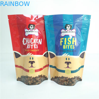 سگ درمان بسته بندی مواد غذایی کیسه های مواد غذایی کیسه های چند لایه پلاستیکی قابل استفاده مجدد خلاء آلی