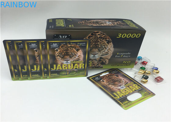 قرص های تقویت کننده مردانه بسته بندی کارت قرص Rhino 69 اسلاید با بطری پوشش پلاستیکی