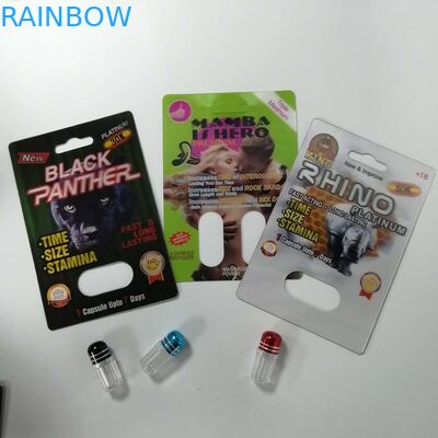 قرص های افزایش جنسی قرص های تهیه کارت قرص Rhino 69 رطوبت مجدد Recyclable