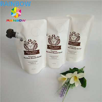 کیسه قابل استفاده مجدد مایع تا کیسه بسته بندی چنگال بسته بندی مواد غذایی بسته بندی کیسه